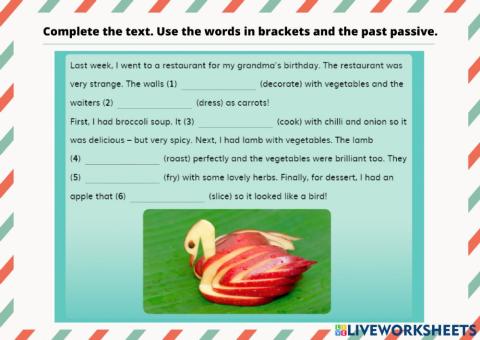 Passive Voice Past simple