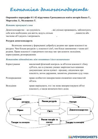 Економіка домогосподарства
