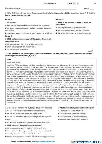 Get200 Book2 Unit5 test