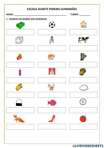 Formando palavras e frases