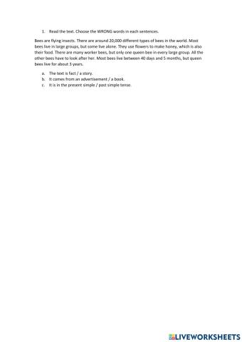 Reading Comprehension