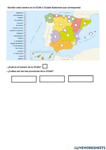 Las Comunidades Autónomas