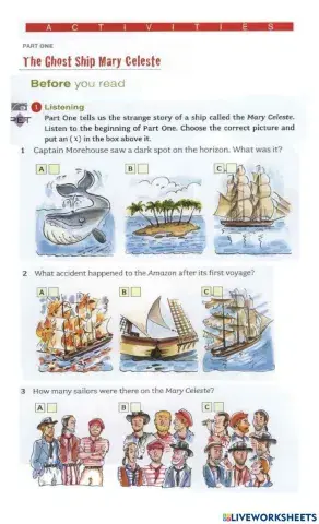 The ghost ship Mary Celeste