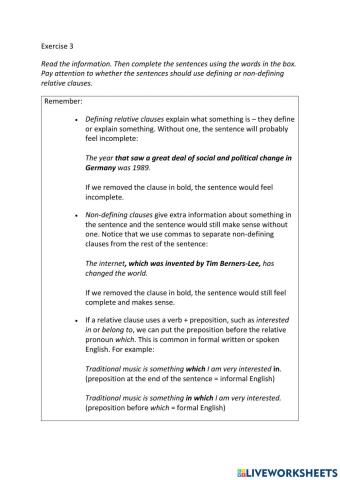 IE3, Unit 8, Grammar and Vocabulary, Exercise 3
