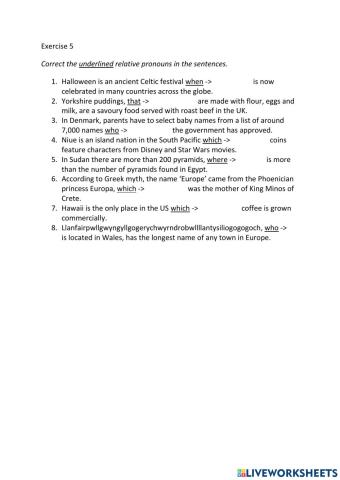 IE3, Unit 8, Grammar and Vocabulary, Exercise 5