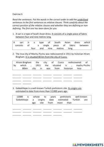 IE3, Unit 8, Grammar and Vocabulary, Exercise 6