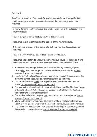 IE3, Unit 8, Grammar and Vocabulary, Exercise 7