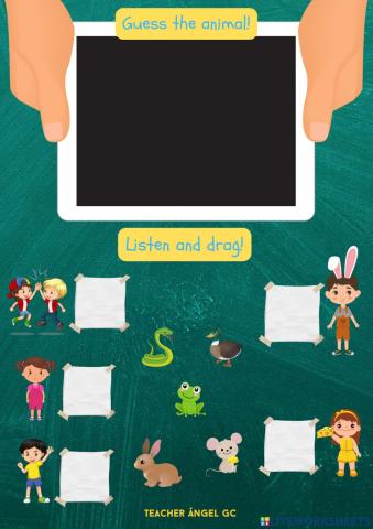 Animals with Teacher Ángel GC