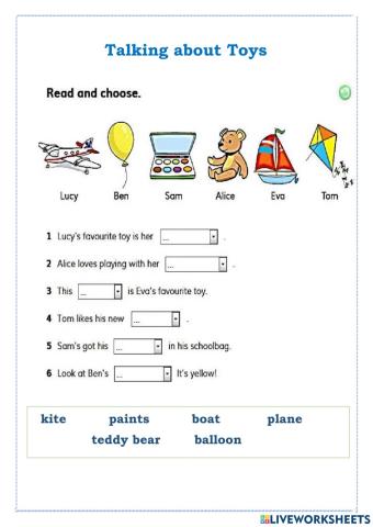 Prepostions of place