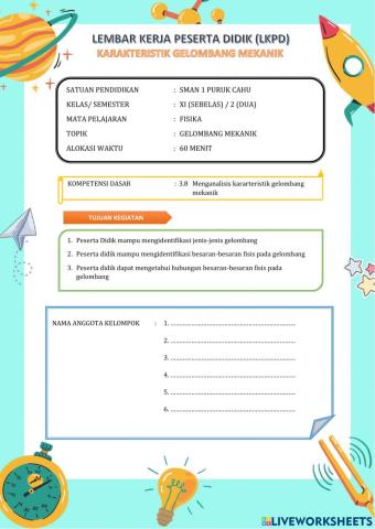 Lkpd gelombang mekanik