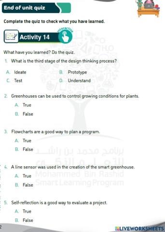 Grade 7 unit 4 Activity 14