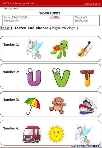 Ppd - a4: letter u, vvv