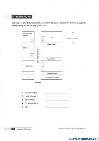 Unit 3: listening: on the streets