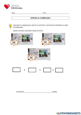 Calculem entrades al Museu