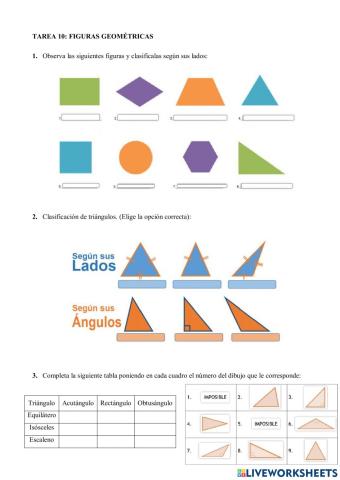 Figuras geométricas 1º ESO