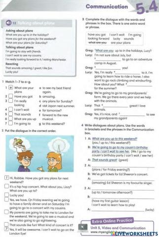 Go Getter 4 unit 5.4