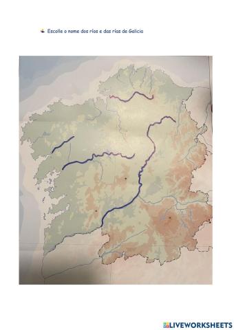 Rías e ríos de galicia