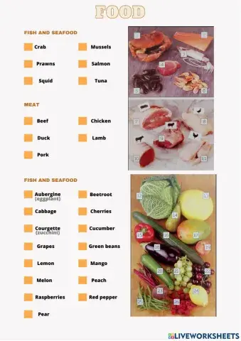 Food -upper intermediate