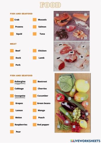 Food -upper intermediate