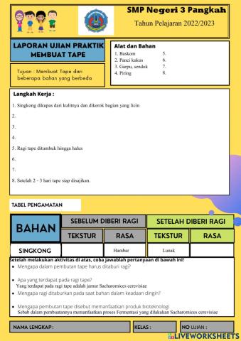 Laporan Bioteknologi