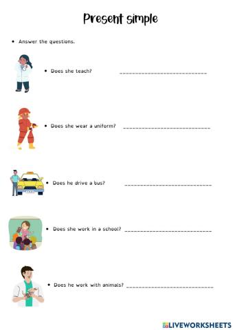 Present simple (questions)