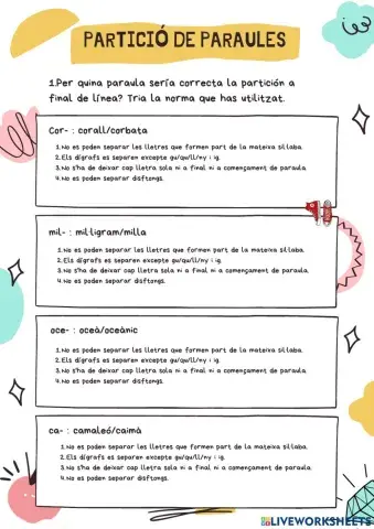 Partició de paraules