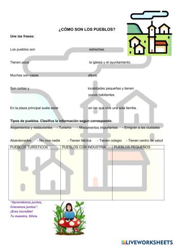 Cómo son los pueblos