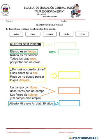 Elementos de la poesía