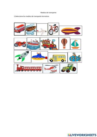 Medios de transporte