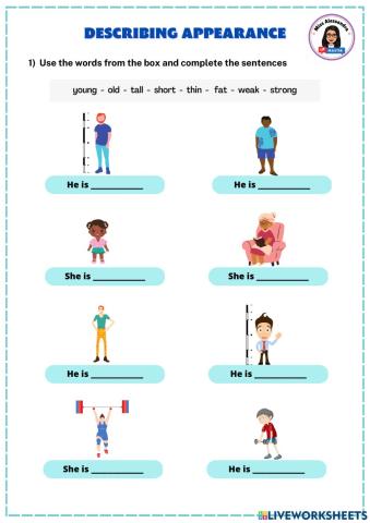 Describing appearance