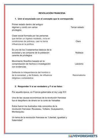 Juegos Revolución Francesa