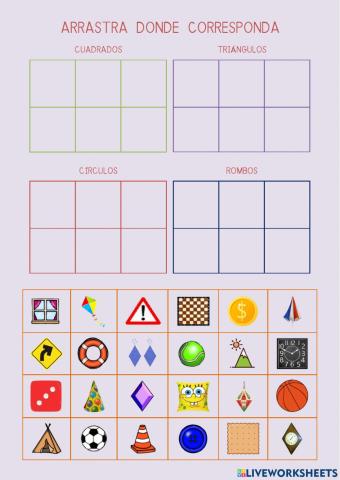 Las figuras geométricas planas