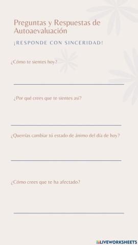 Ficha autoevaluación