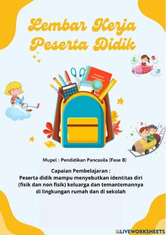 Identitas diri (ciri-ciri fisik dan non fisik)