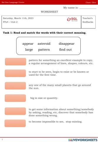 Olive ffs 4 unit 2 .11.03