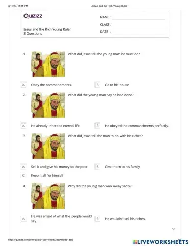 The Rich Young Ruler