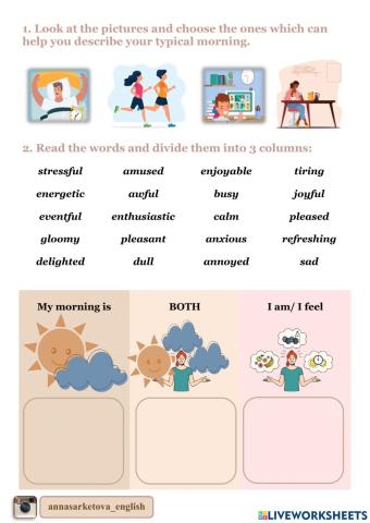 Let's speak about morning