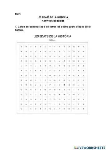 Les edats de la història