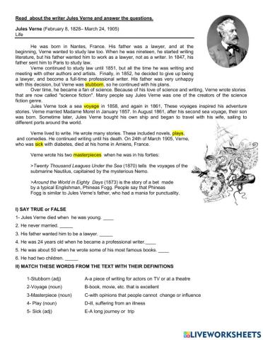 Jules Verne  Biography