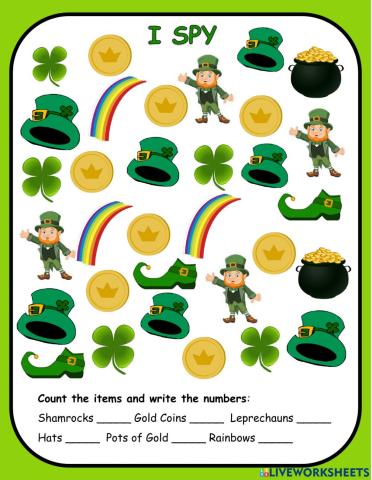 I Spy St. Patrick's Day