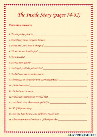 The Inside Story: pages 74-82