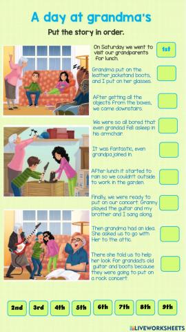 Story-A day at grandma's