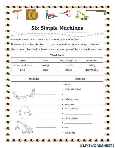 Six Simple Machines