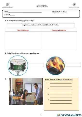 Science MODULE 1 P1 Grade4 Transfer by Mr. Aied