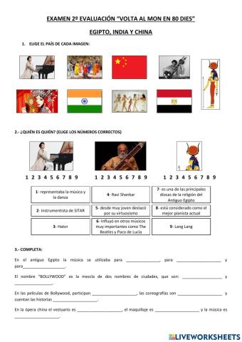 “VOLTA AL MON EN 80 DIES” EGIPTO, INDIA Y CHINA