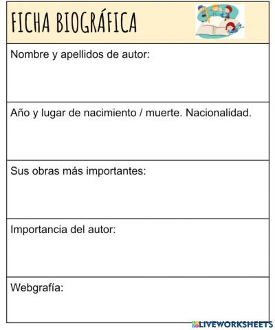 Ficha biográfica