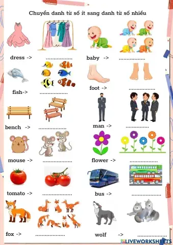 Plural nouns