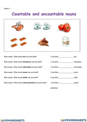J1-U4-countable and uncountable