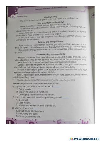 Thematic Test work 7