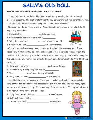 Sally's Old Doll Reader